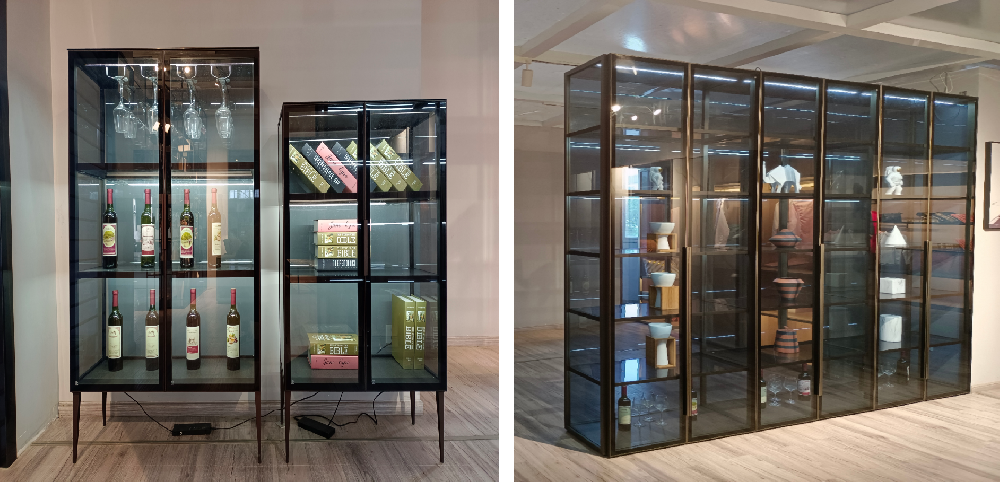 Aluminum Wine Cabinet