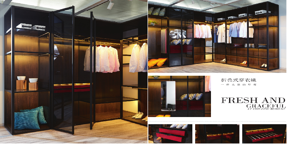 Aluminum Walk-in Closet